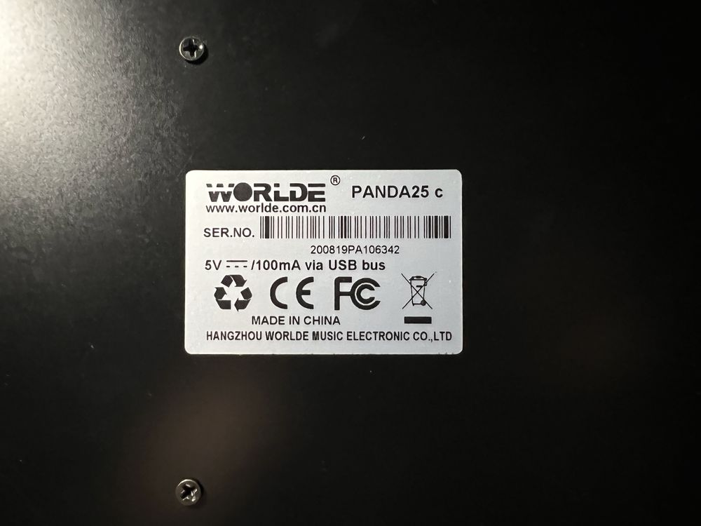 WORLDE Panda 25 - Kontroler MIDI, keyboard + gratisy