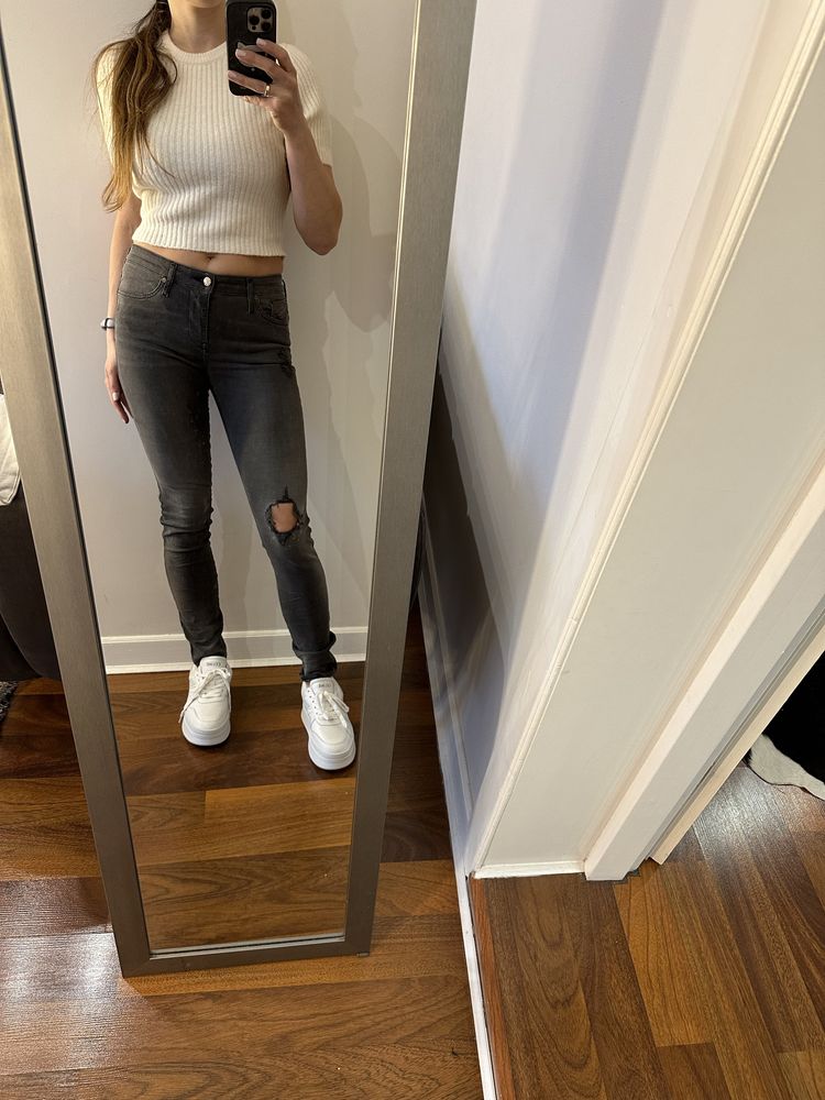Spodnie jeansy rurki diesel skinzee rozm 28