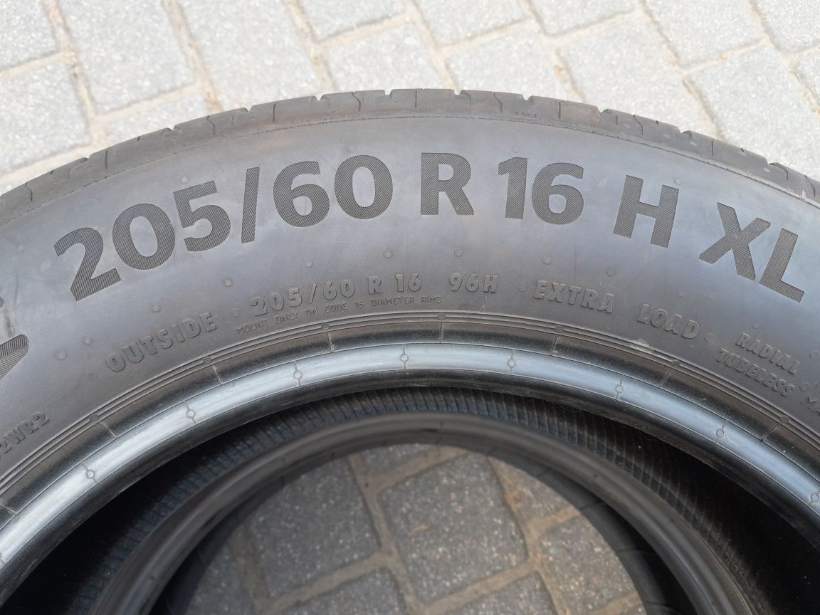 CONTINENTAL 205/60R16 96H , pojedyńcza opona letnia.