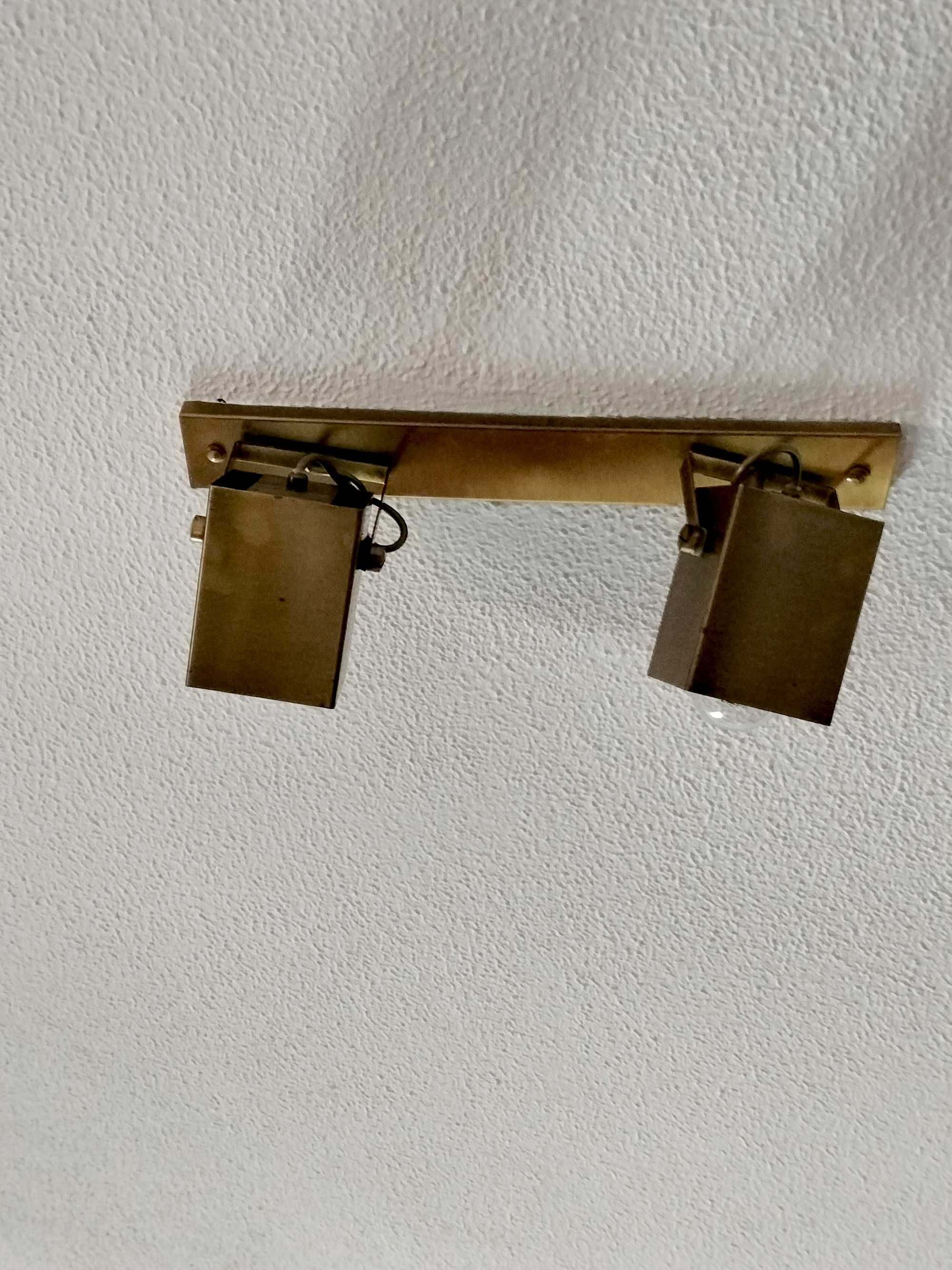 Candeeiro de teto em latão
