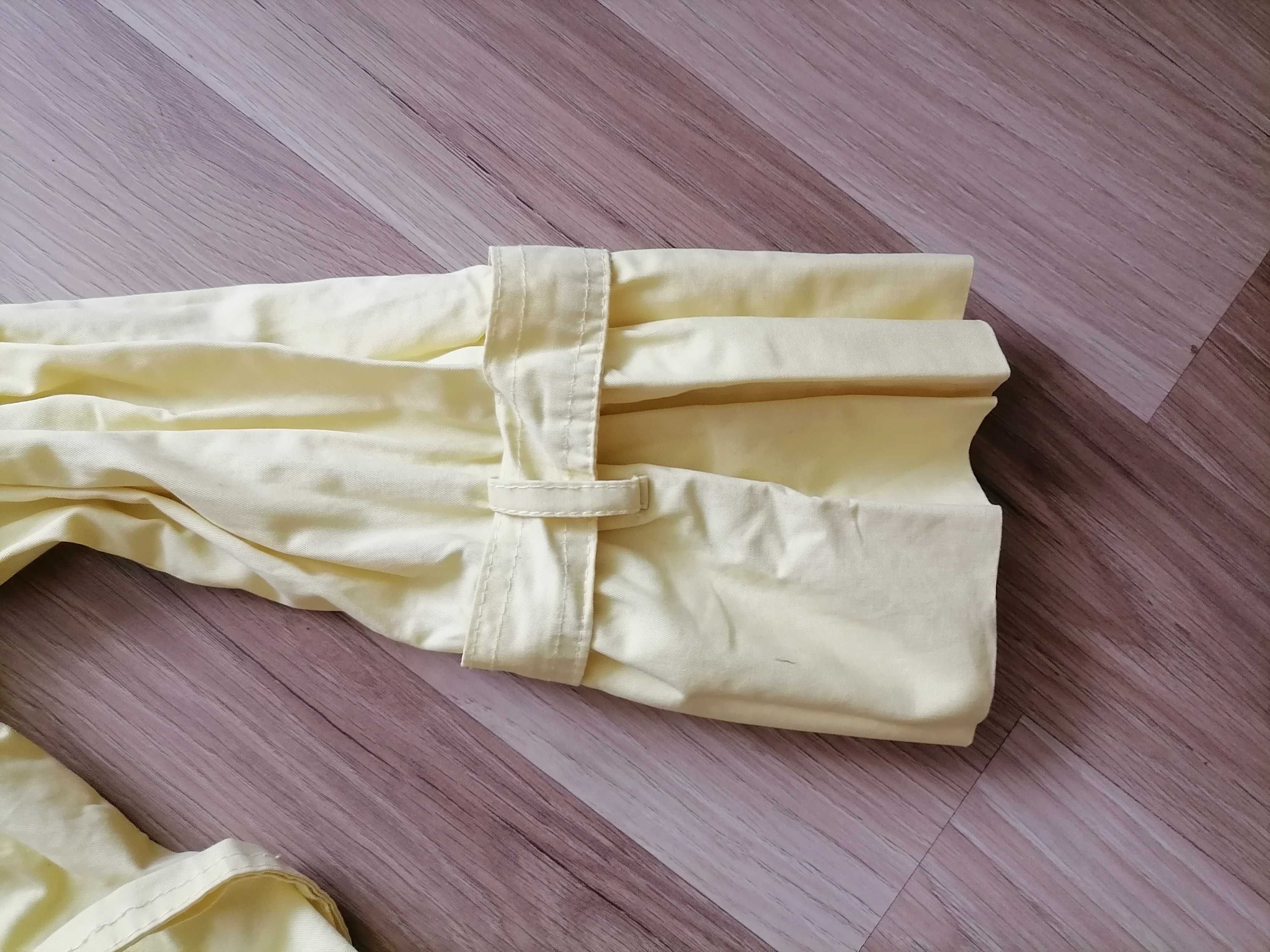 Żółta modna marynarka kurtka XL