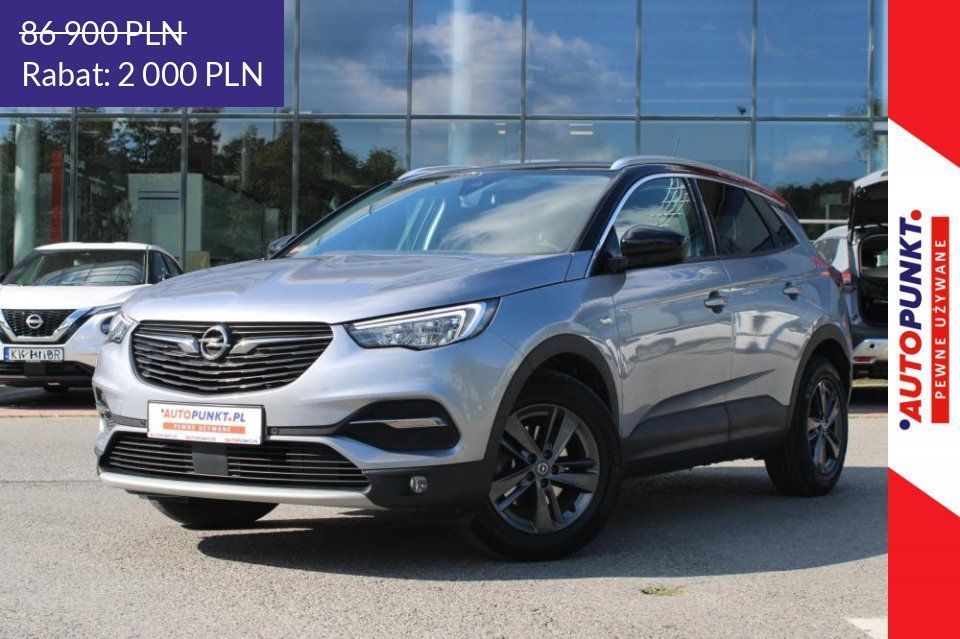 Opel Grandland X Elegance 1.6T 180KM AT-8, 2021r. salonPL* Carplay* Podgrz. Szyba* Kame