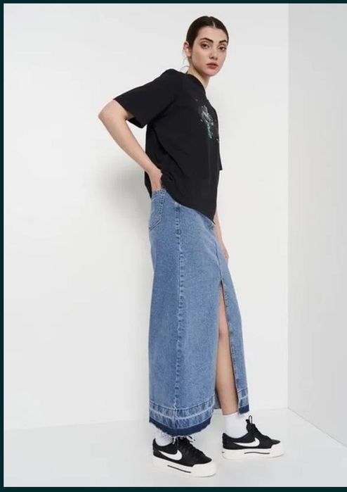 Спідниця джинсова довга Mango