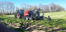 Praso-owijarka Vicon RF Power Trak 2235 Prasa KUHN noże Siatka zamiana