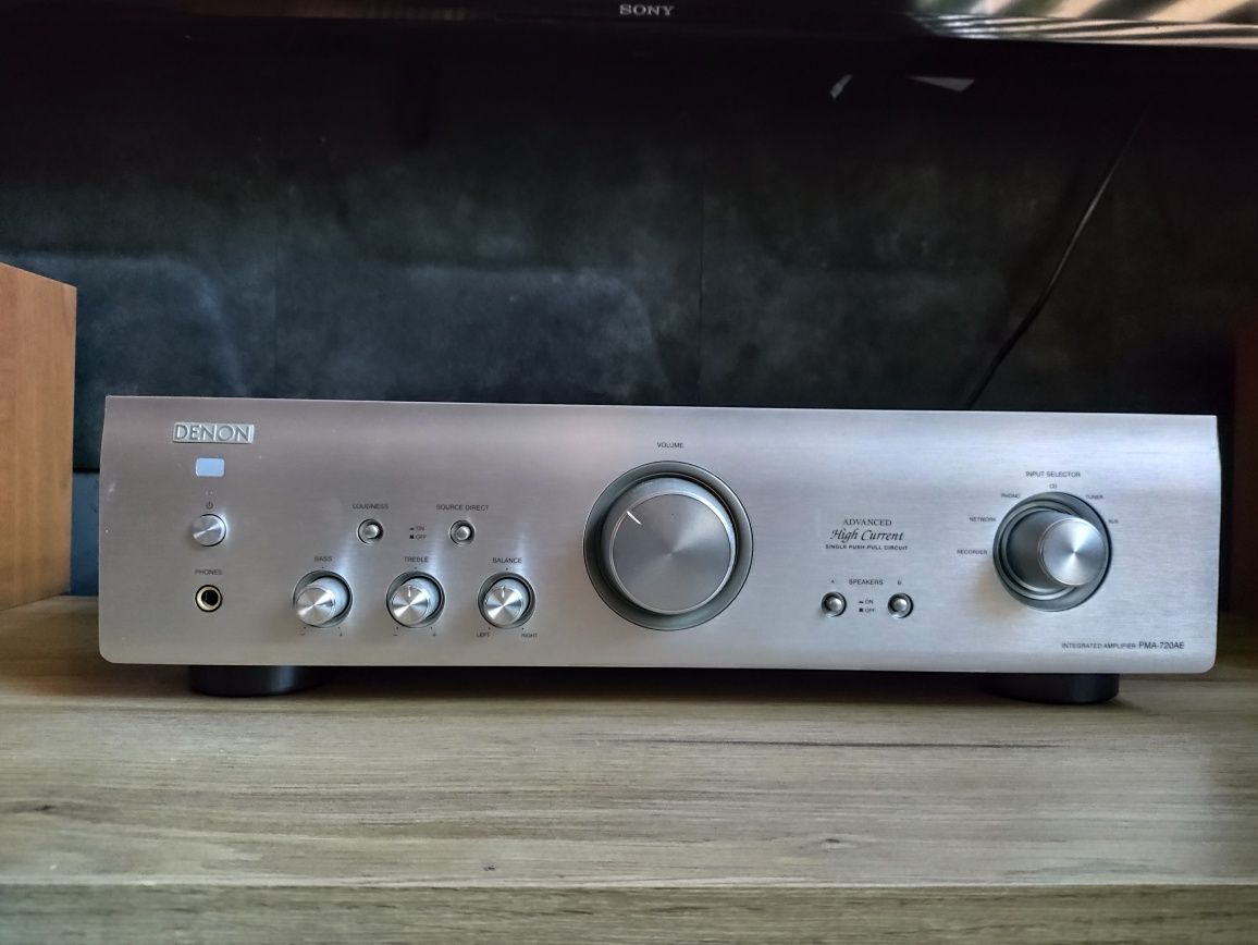 Wzmacniacz Denon PMA-720ae Srebrny
