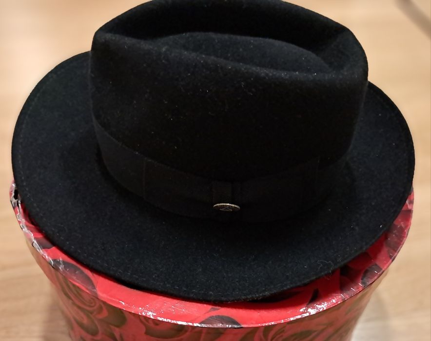 Kapelusz  męski typ"fedora niemieckiej firmy Mayser,stan idealny