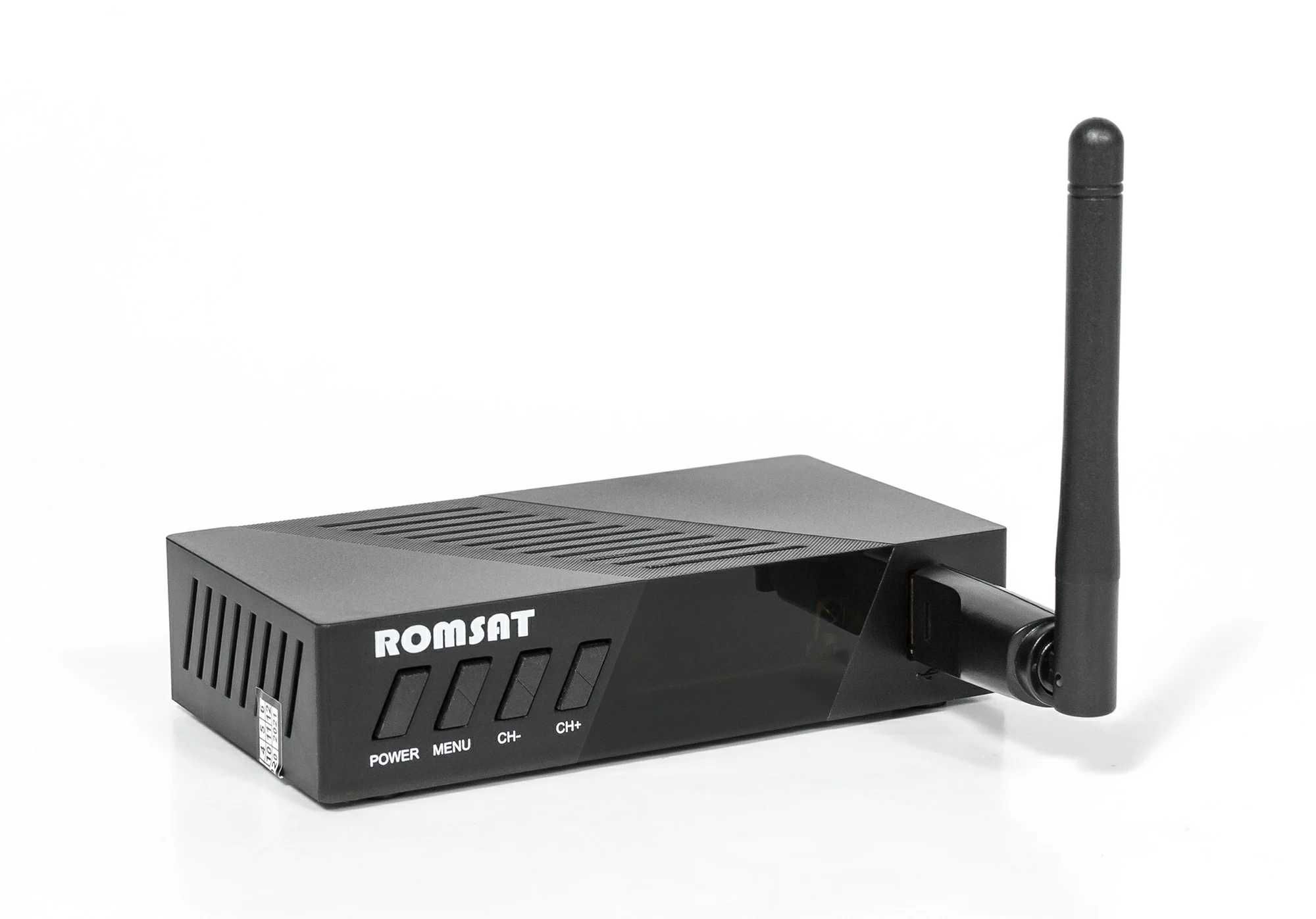 Новая приставка Romsat T8008HD dvb-t/t2/c, youtube, megogo