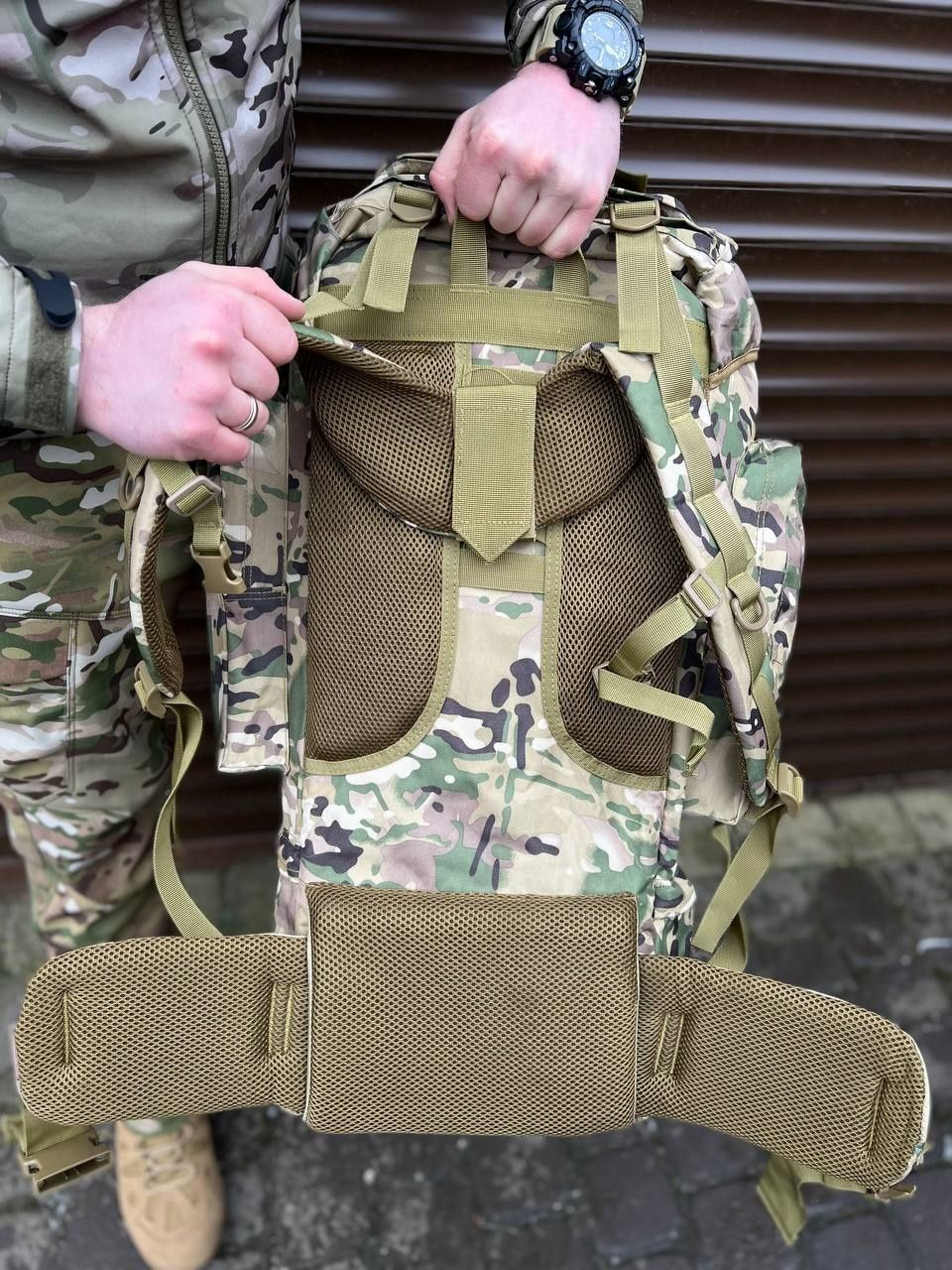 Тактичний великий армійський рюкзак  мультикам