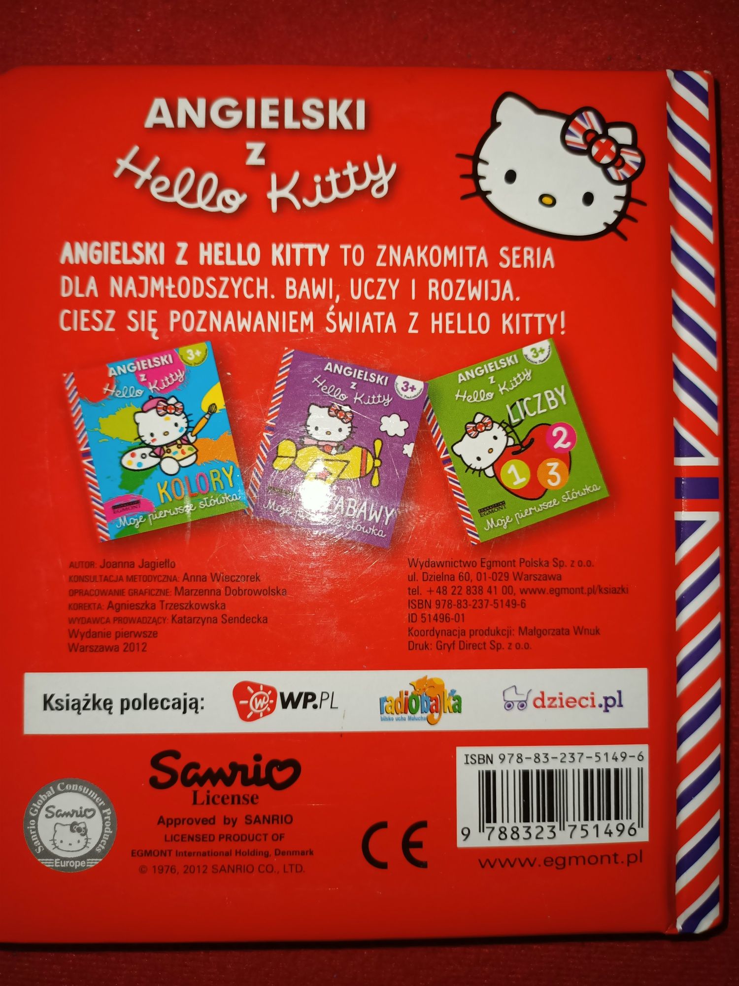 Angielski z Hello Kitty Rodzina Moje pierwsze  słówka