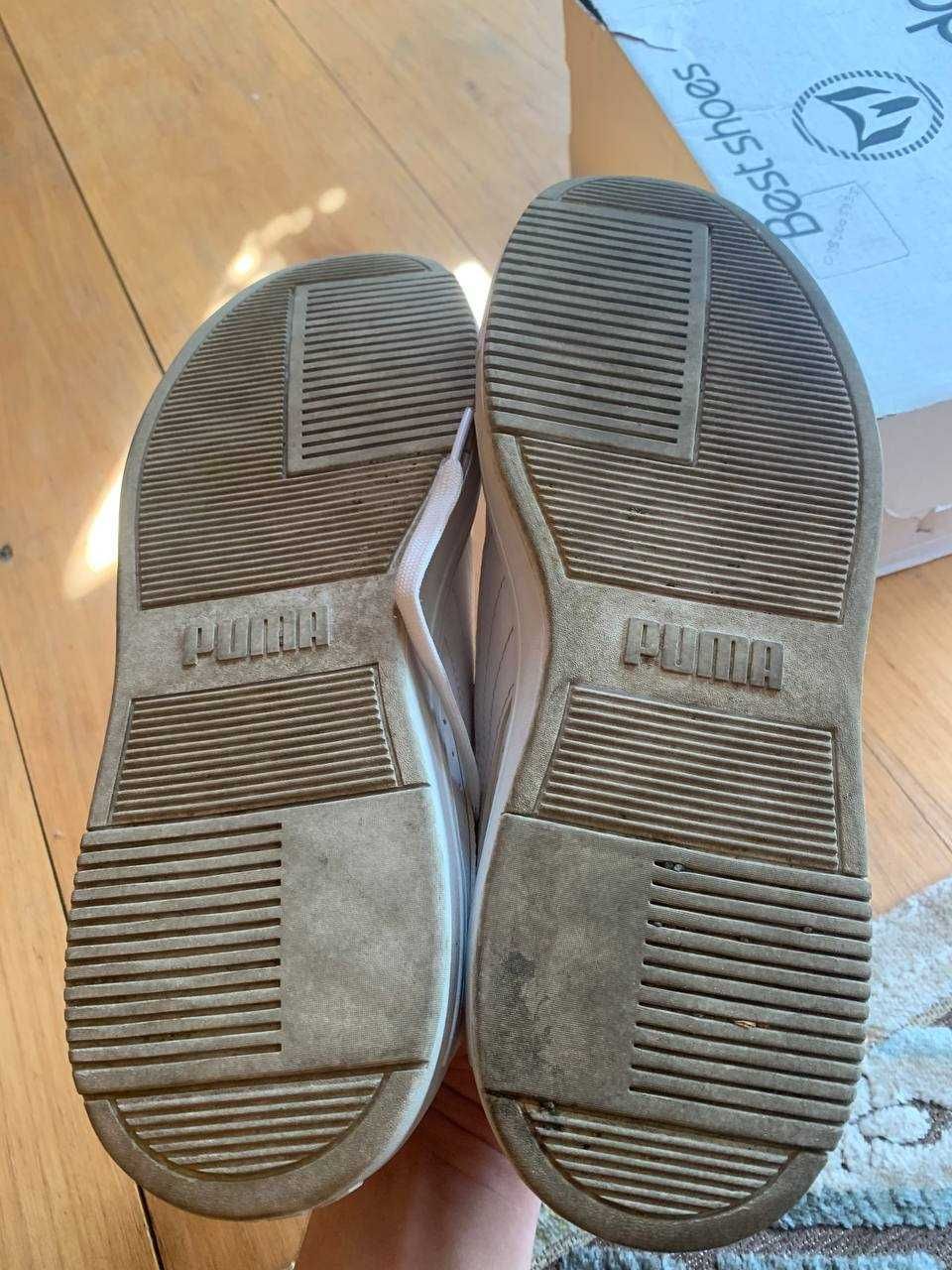 Кеды белые Puma мужские