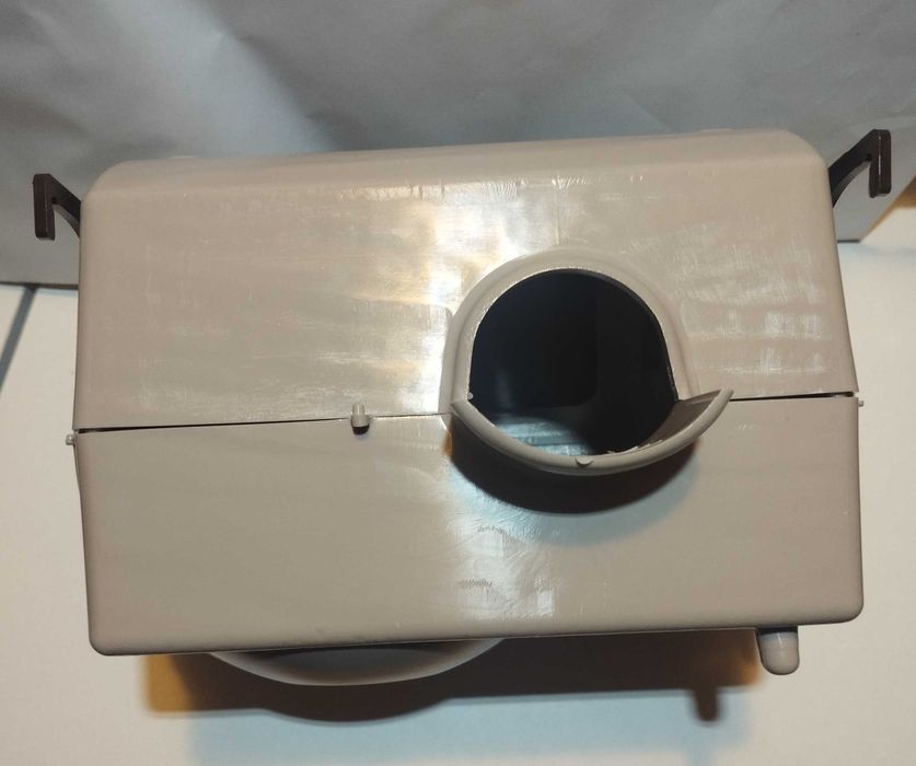 Ninho desmontavel pvc para piriquitos, agapornis.