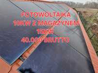 Fotowoltaika 10kw z magazynem 15kwh tylko 40.000 brutto