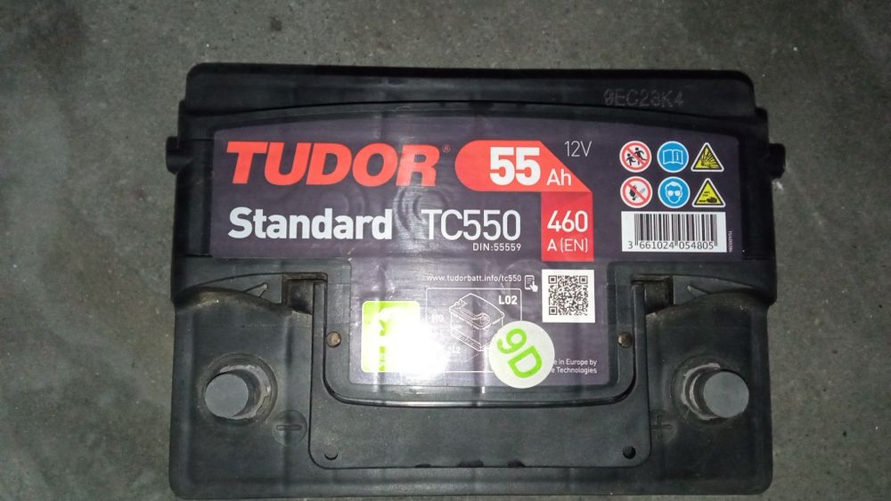 Bateria TUDOR 55 ah 12v
