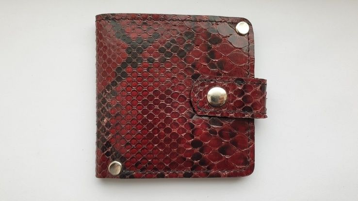 Женский кошелек ( портмоне ) из кожи питона