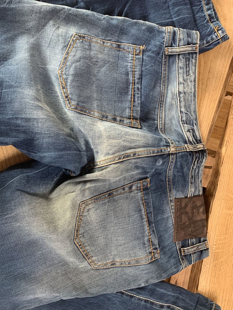 Spodnie Jeans włoskie Karl Mommoo roz. 36 Slim