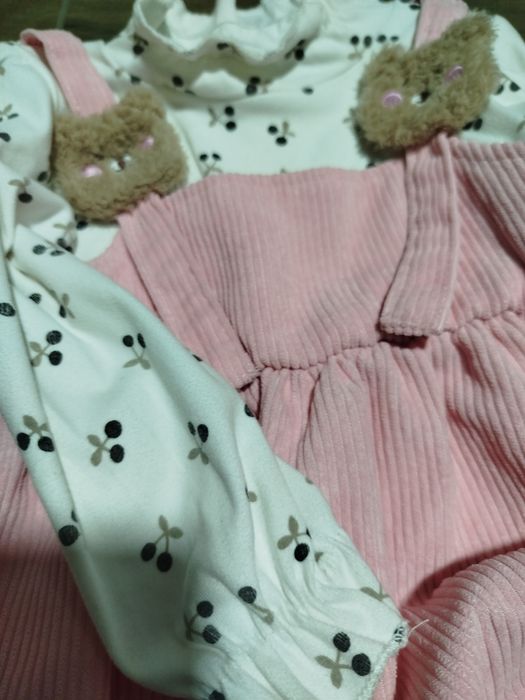 Сукня вельвет з ведмедиками