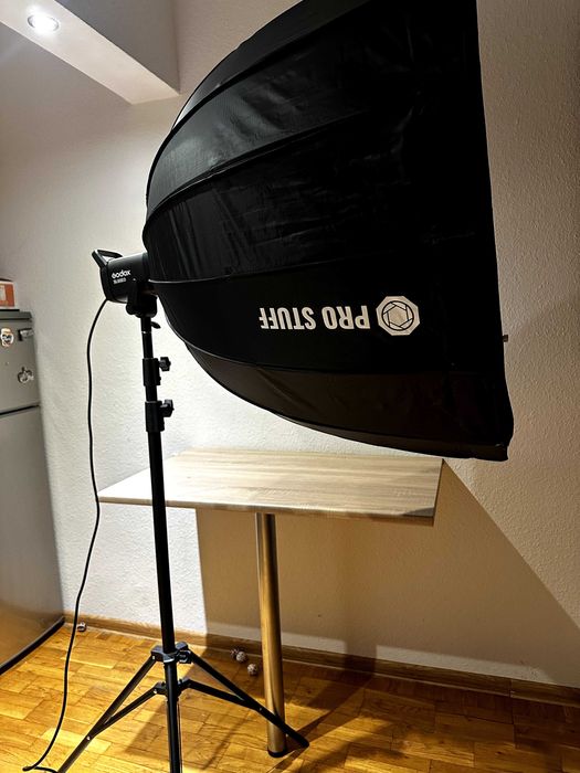 Lampa Godox SL60IID + statyw 260T + softbox Prostuff 90 cm – jak nowe
