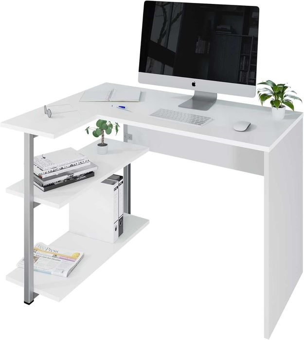 Biurko z półką 110 x 81 x 74 LEVIRA SIEG II