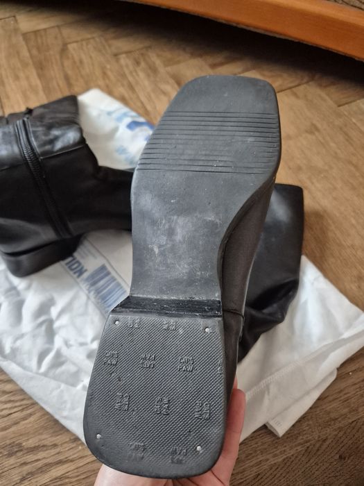 Kozaki skórzane damskie