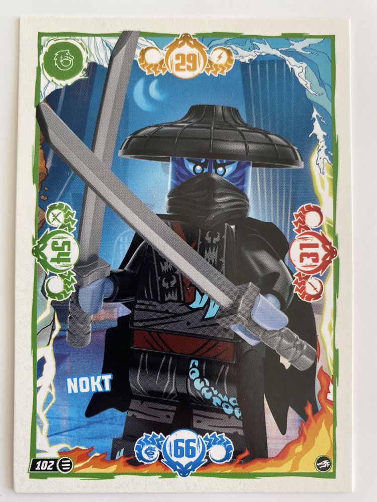 Karta Lego Ninjago nr 102 - seria 10.