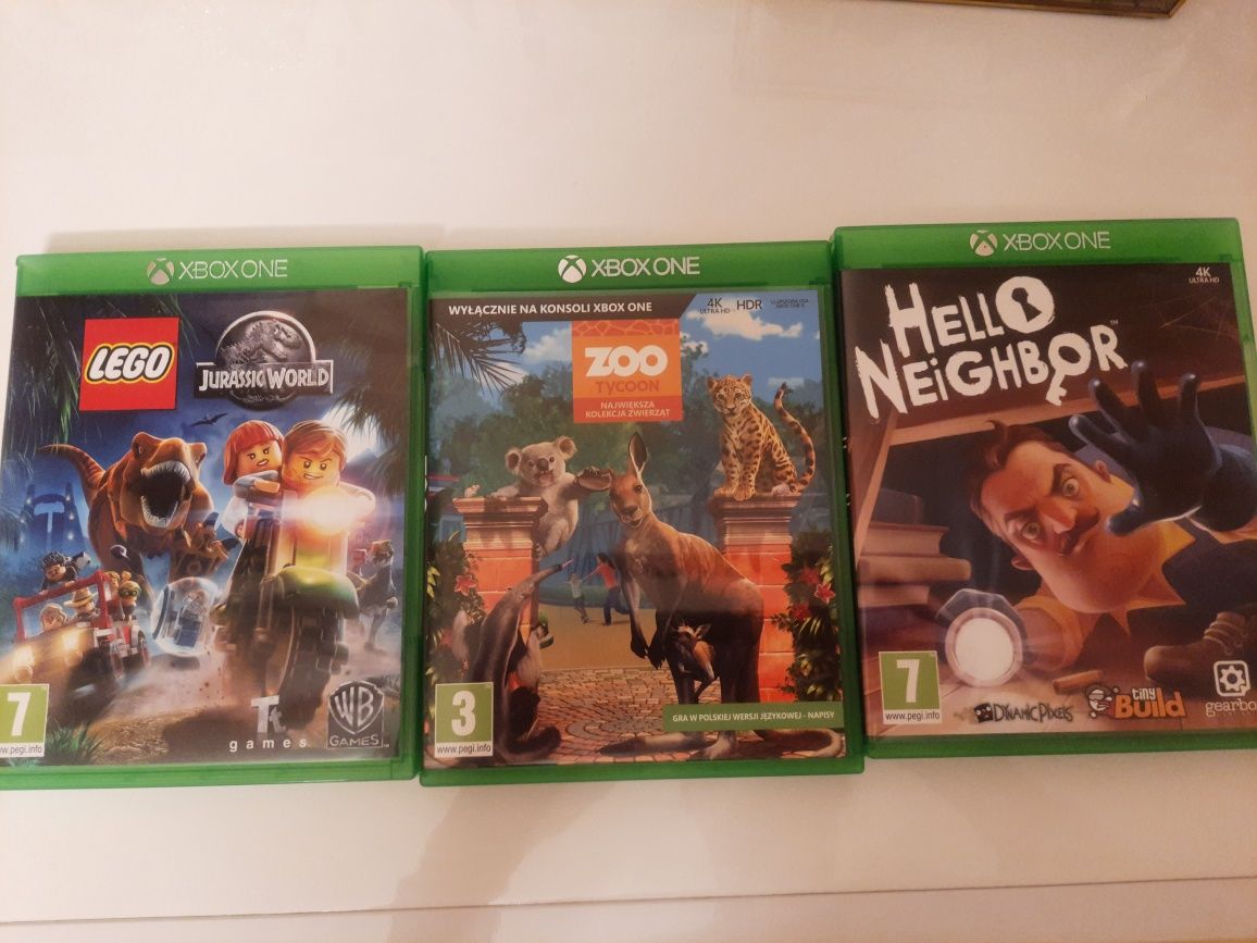 Gra lego jurassic world Zoo Tycoon Hello Neighbor One x Gra xbox one