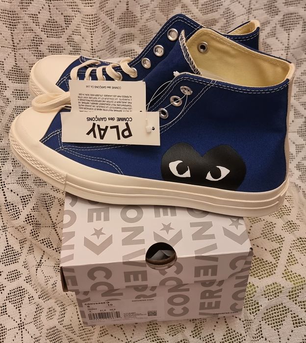 Comme Des Garçons Play Converse Blue Quartz Garcons buty trampki