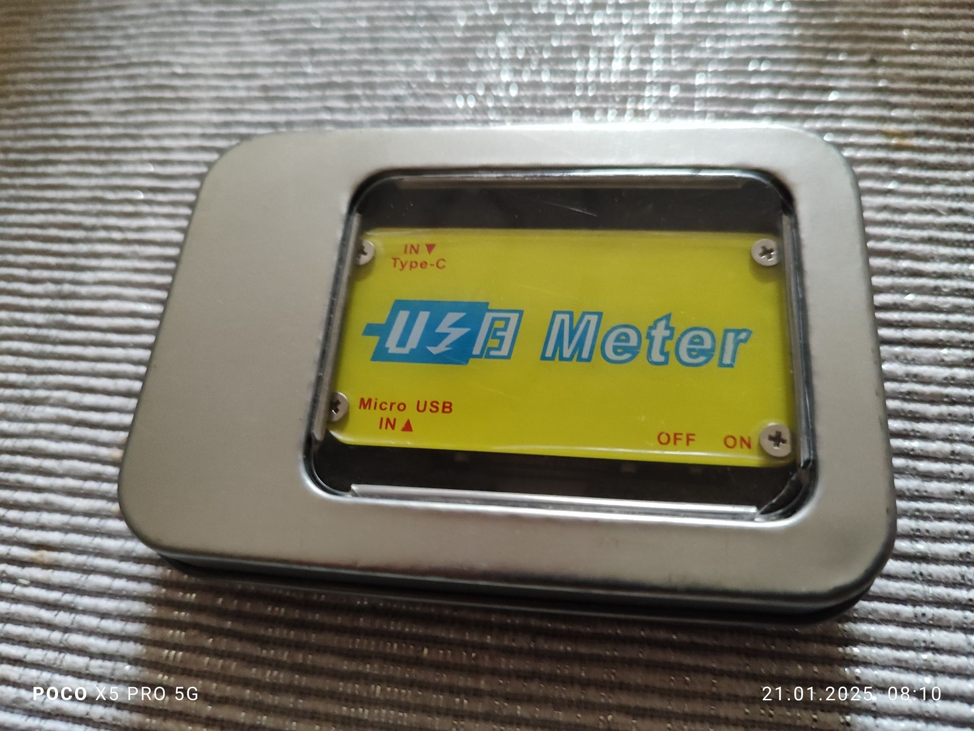 Miernik napięcia i prądu USB 3.0 UM34C + BT
