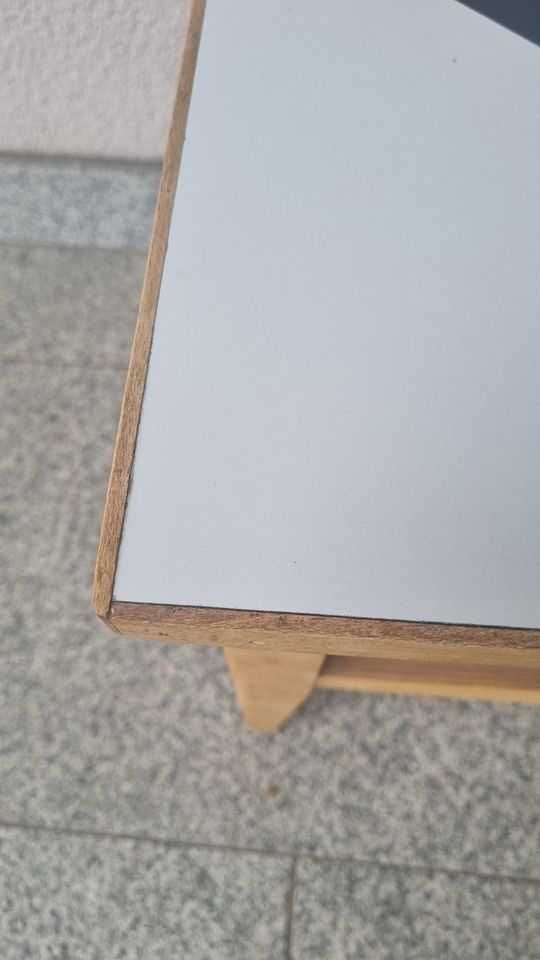 Taboret zydel kwietnik Design PRL lata 60 Czechosłowacja