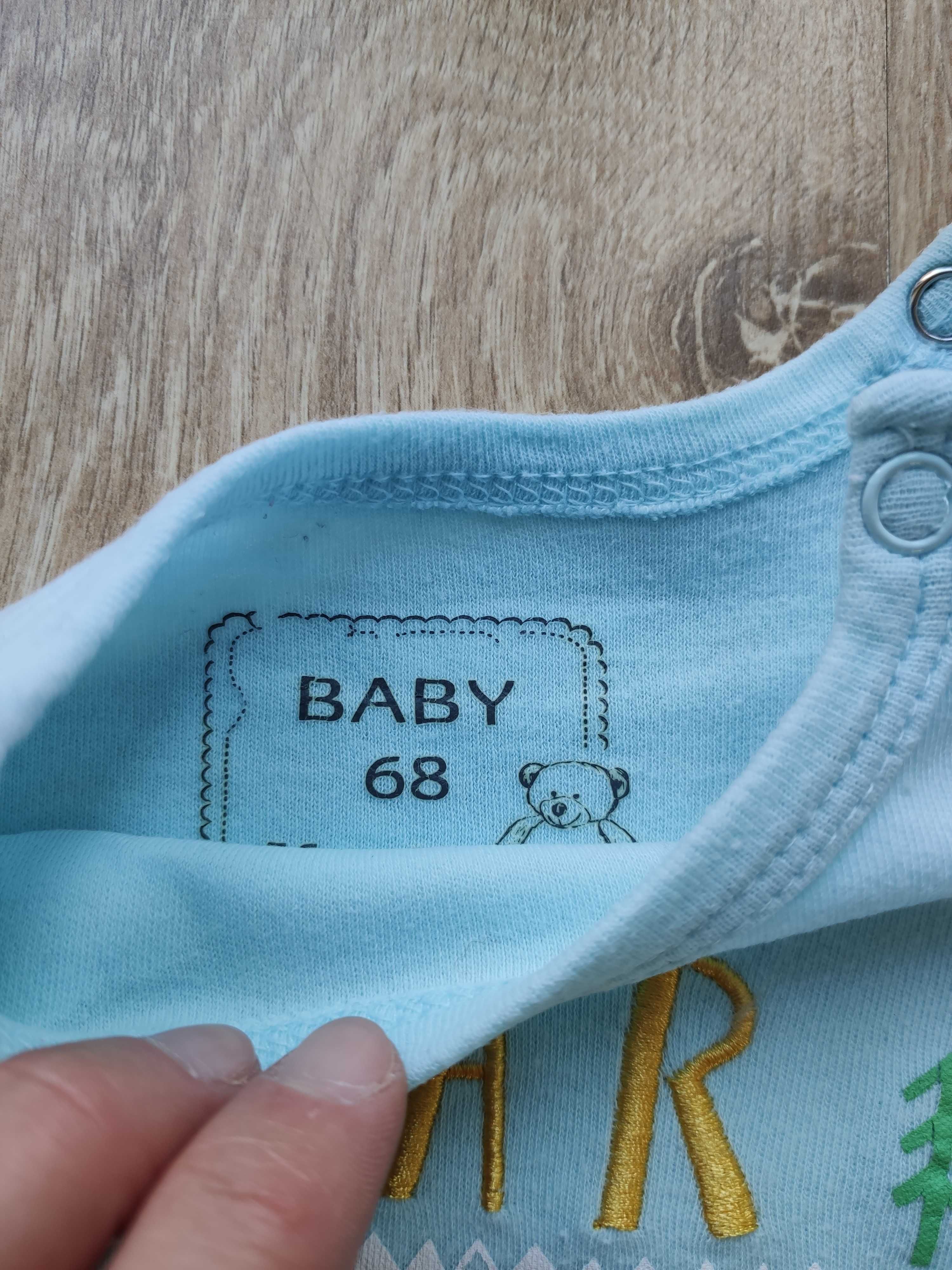 body z długim rękawem rozmiar 68