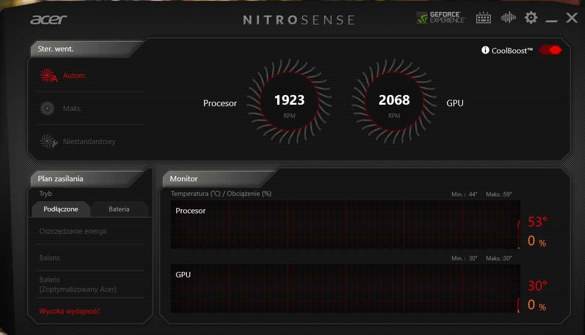 Acer nitro 5 17'3 GTX3060 24GB RAM AMD Ryzen 5
