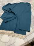 Blusa de algodão com renda