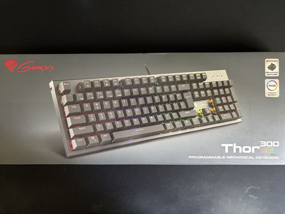 Klawiatura mechaniczna Genesis Thor RGB 300 pełnowymiarowa