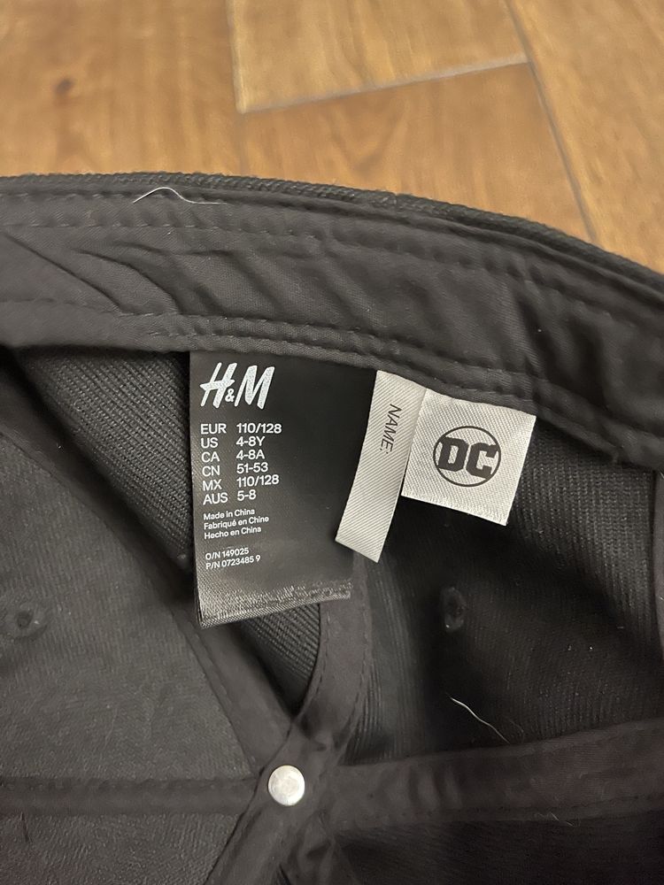 H&M Czapka z daszkiem Batman 110-128 cm, 4-8 lat