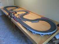 Pista Scalextric Digital com 4 carros e 4 comandos