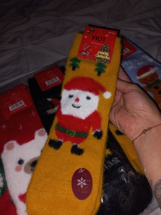 Шкарпетки жіночі новорічні