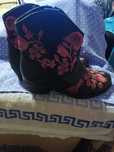 buty kowbojki chaftowane lazamani
