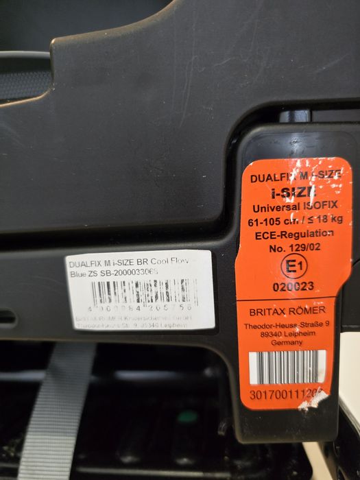 Fotelik Britax Romer Dualfix M i-SIZE