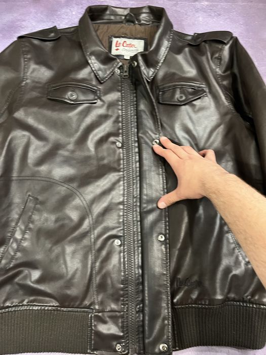 Шкіряна куртка lee cooper