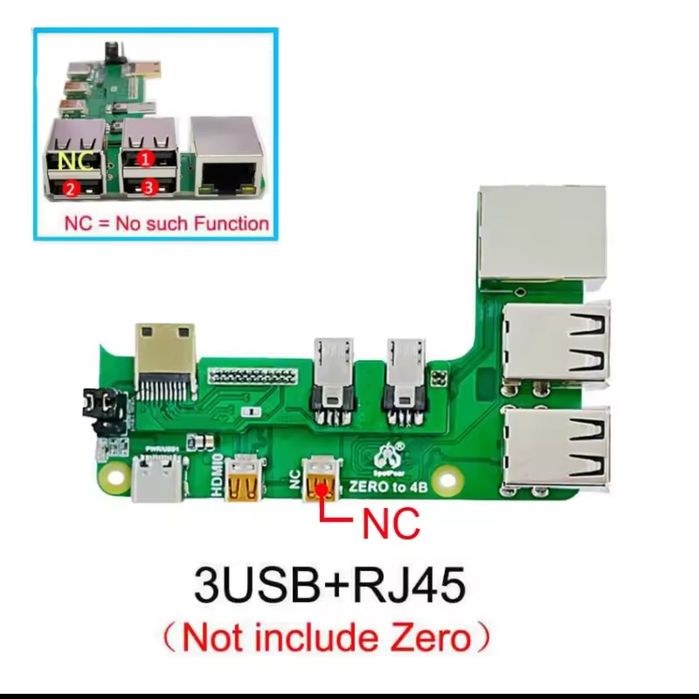 Adapter Raspberry Pi Zero do Raspberry Pi 5