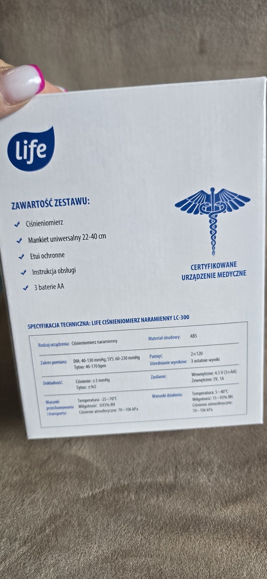 Ciśnieniomierz Life LC-300