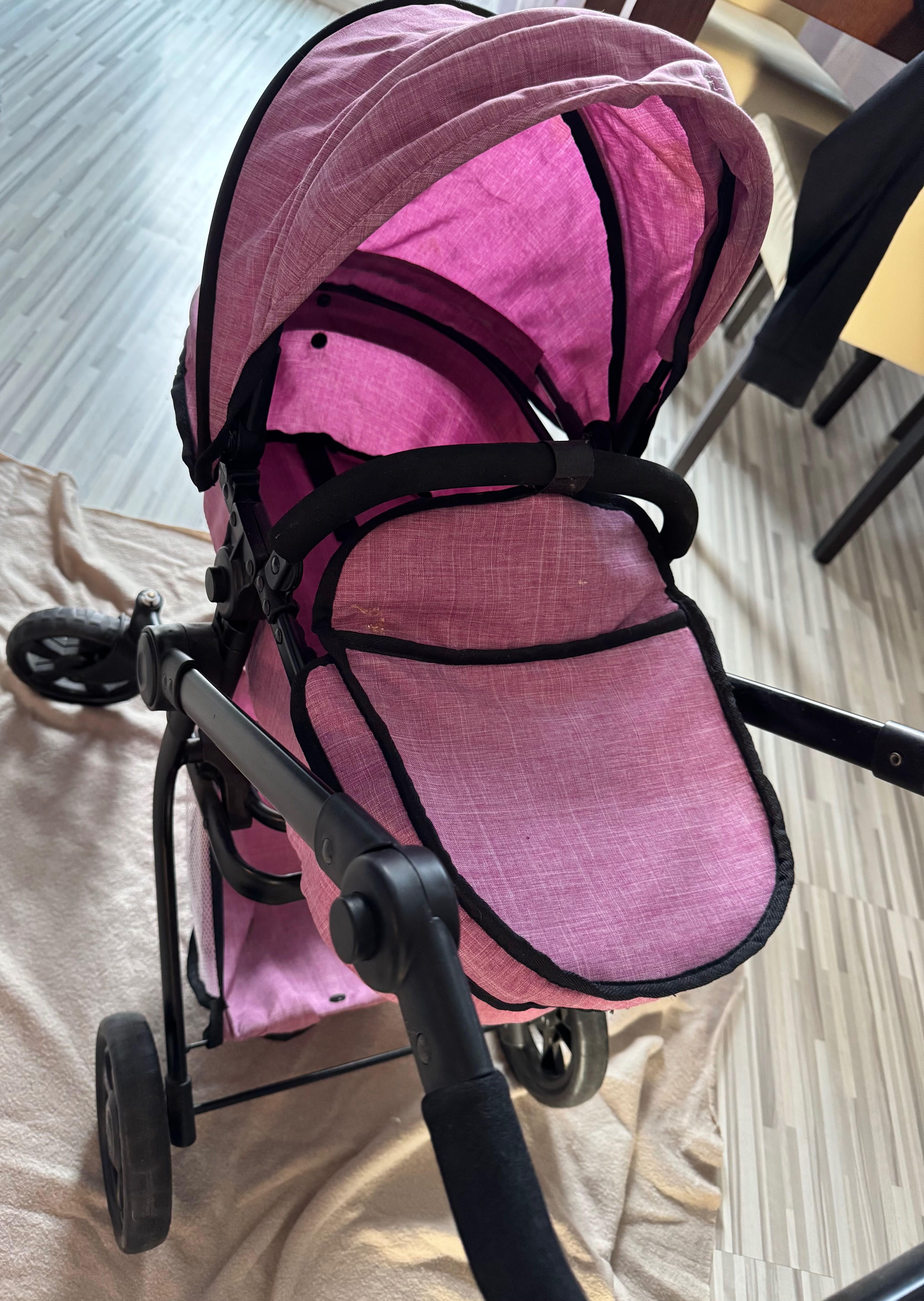 Lalka Baby Born akcesoria łóżeczko wózek