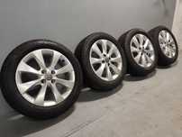 Koła alu 16 Opel Corsa D E, 4x100, Uniroyal 195/55R16 Nowe, 2020 rok