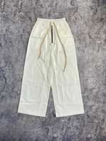 Джинси Rick Owens DRKSHDW Moncler bella white cargo штани карго білі.