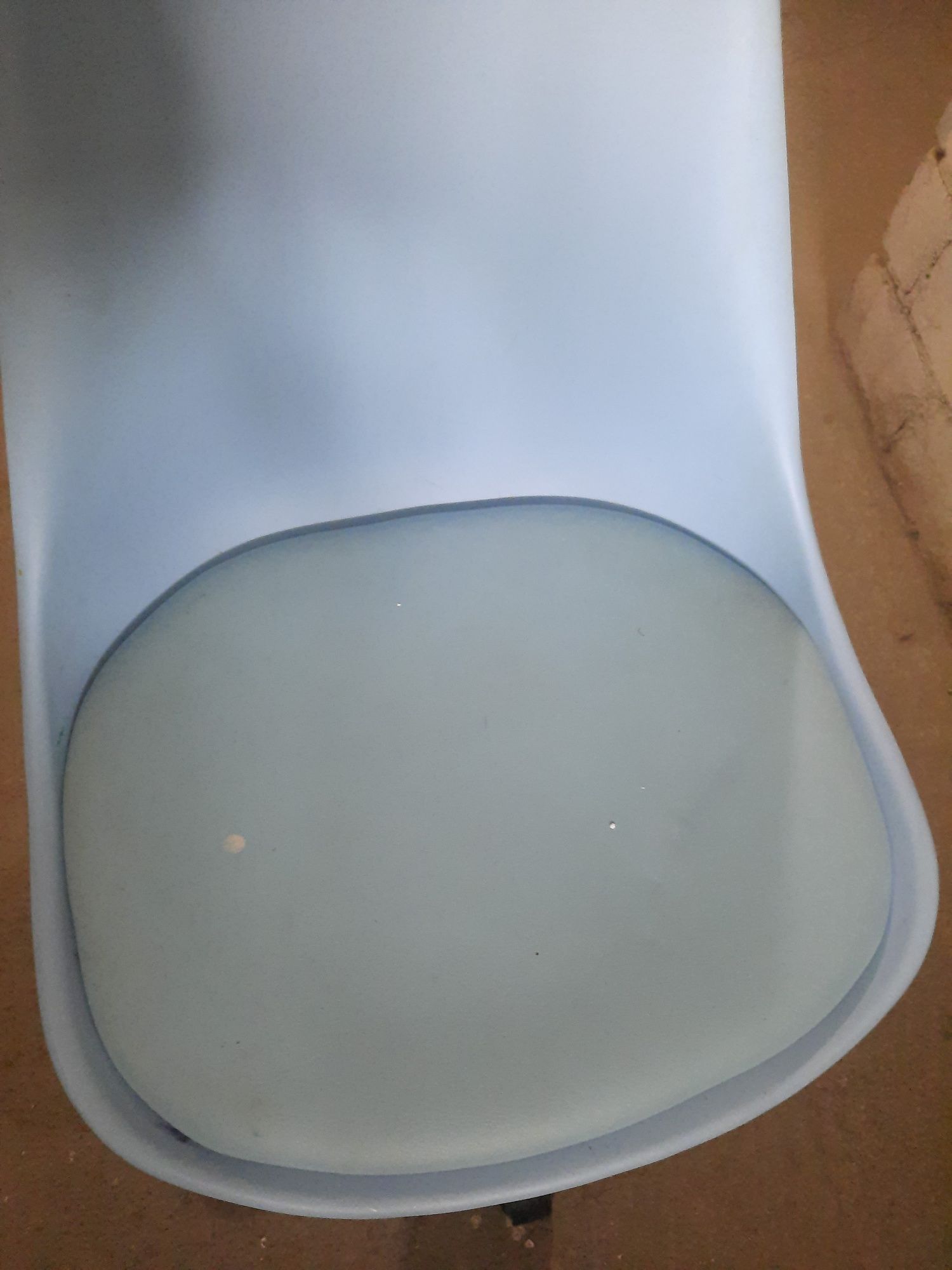 Krzeslo obrotowe niebieskie