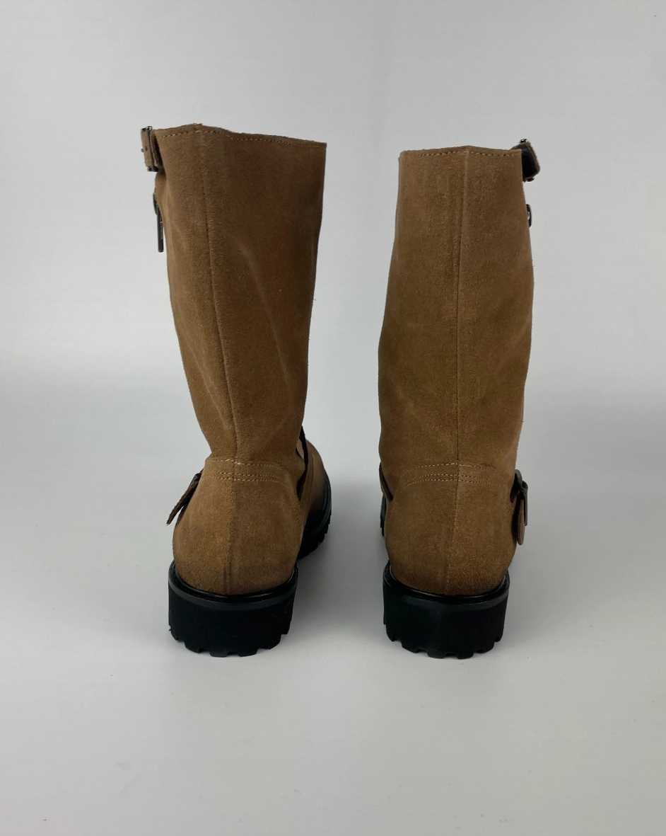 Felmini botki zamszowe brązowe wygodne buty rozm. 40 [399]