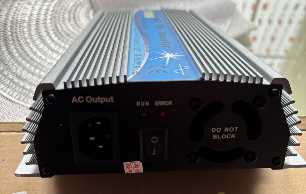 Solarny Inwerter Sieciowy 1000W.