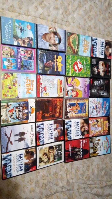 Jogos playstation 2 e DVDs