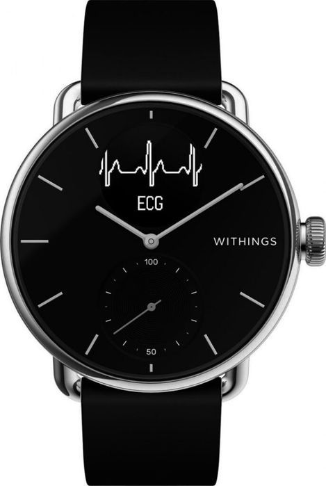 smartwatch withings scanwatch czarny 38 mm uszkodzony opis