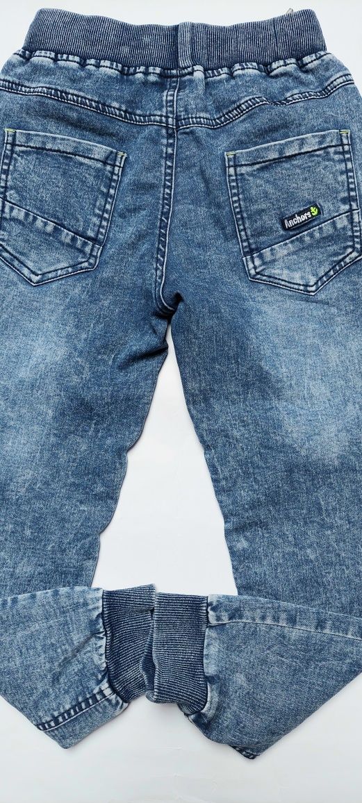Spodnie miękki jeans rozm.140 /146.