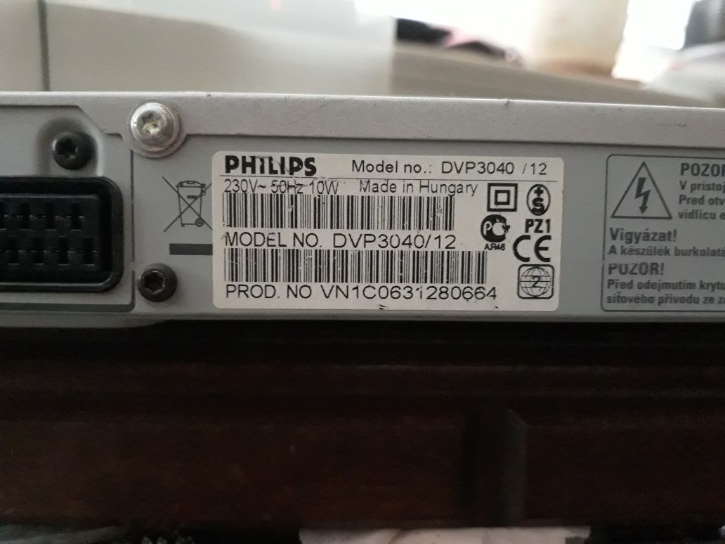 Odtwarzacz DVD Philips DVP3040/12